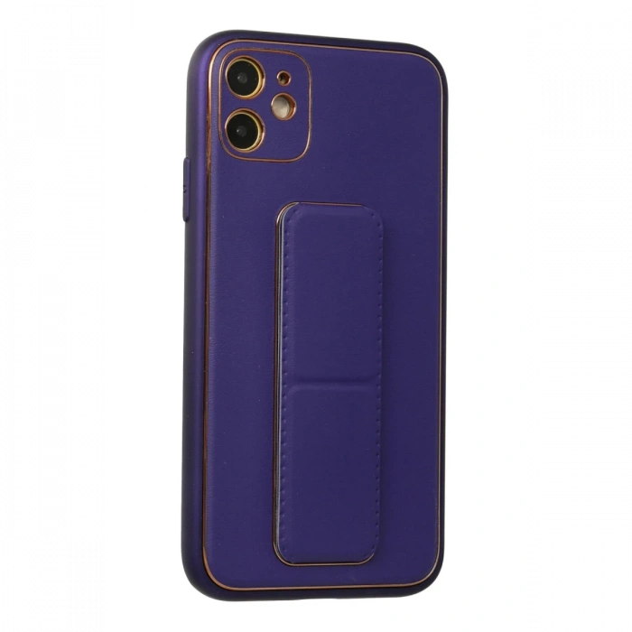 Newface iPhone 12 Kılıf Coco Deri Standlı Kapak