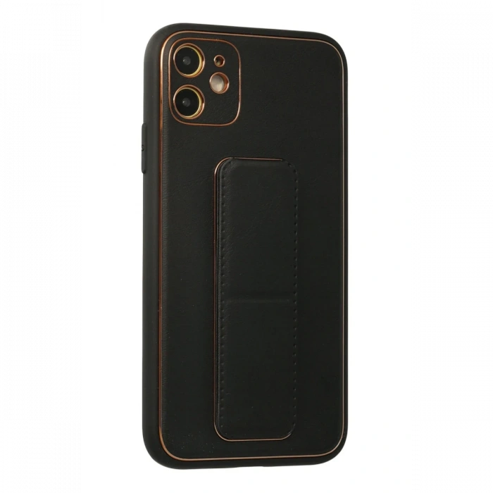 Newface iPhone 12 Kılıf Coco Deri Standlı Kapak