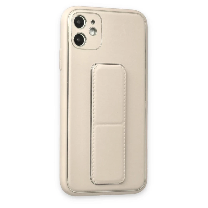 Newface iPhone 12 Kılıf Coco Deri Standlı Kapak