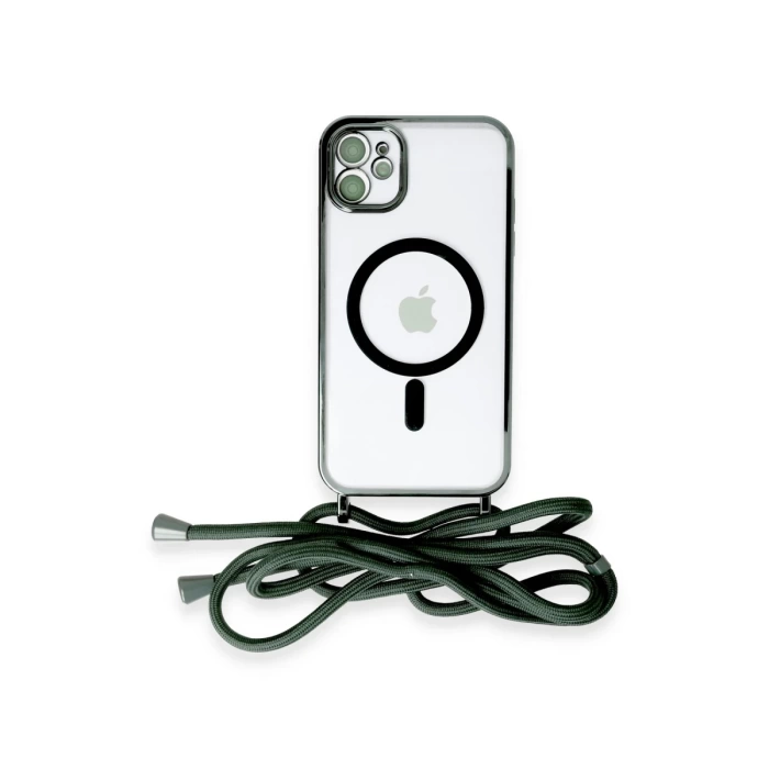 Newface iPhone 12 Kılıf Divo Lazer Askılı Magsafe Kapak