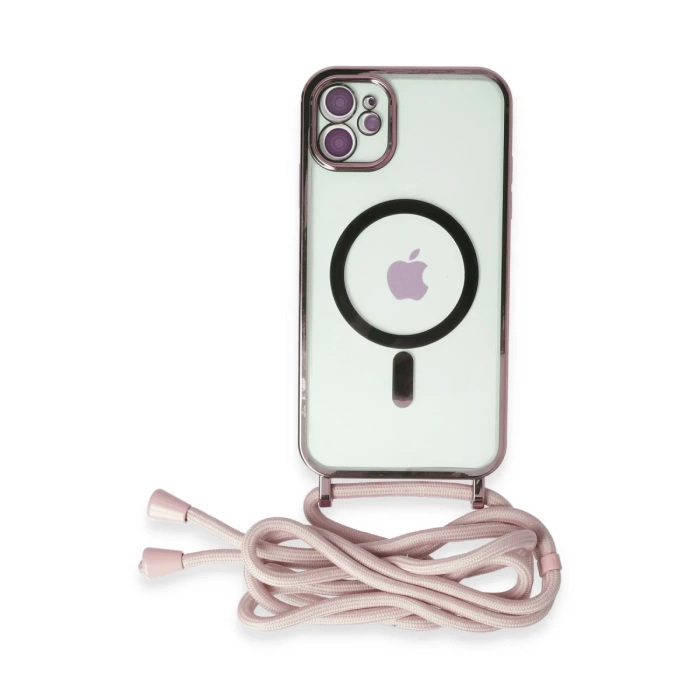 Newface iPhone 12 Kılıf Divo Lazer Askılı Magsafe Kapak