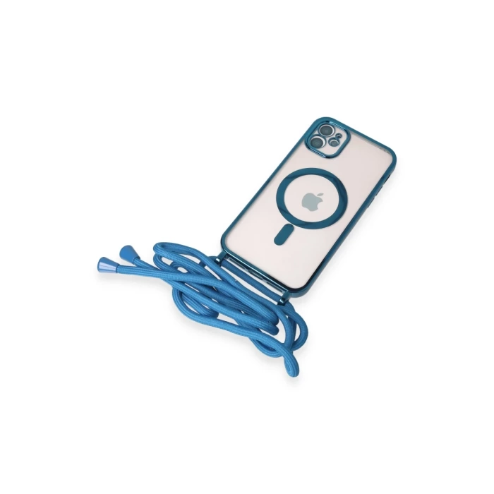 Newface iPhone 12 Kılıf Divo Lazer Askılı Magsafe Kapak