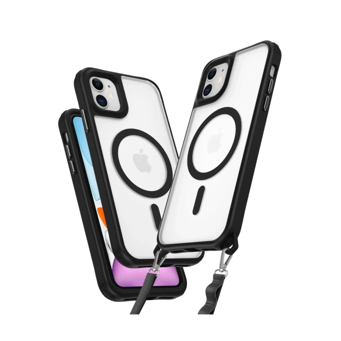 Newface iPhone 12 Kılıf Enka Magsafe Silikon Kılıf