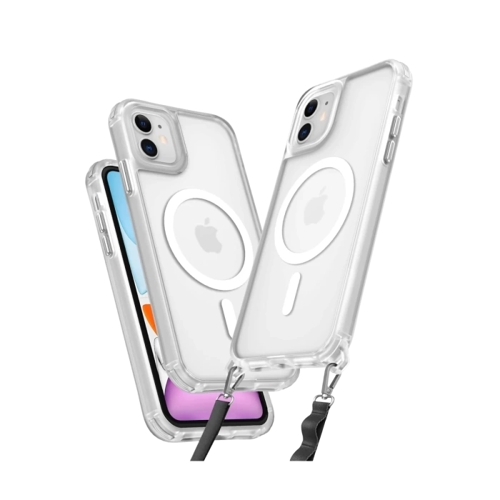 Newface iPhone 12 Kılıf Enka Magsafe Silikon Kılıf