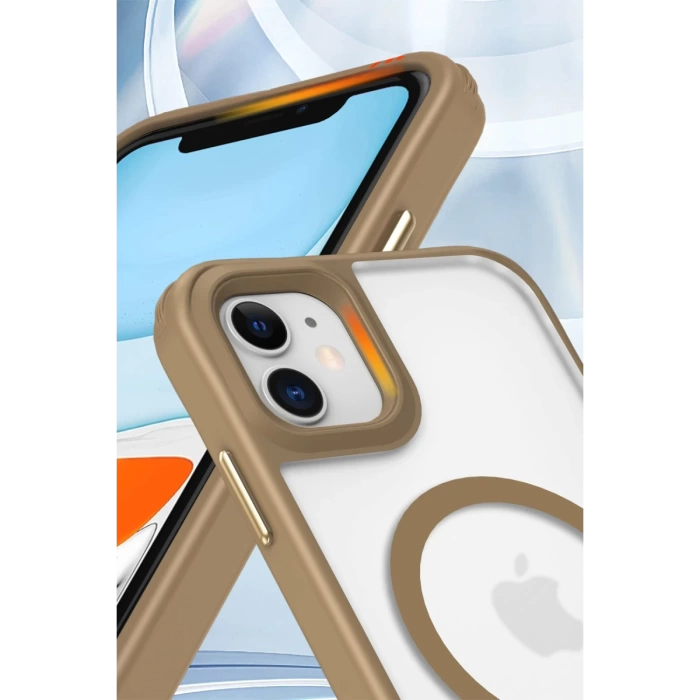 Newface iPhone 12 Kılıf Enka Magsafe Silikon Kılıf