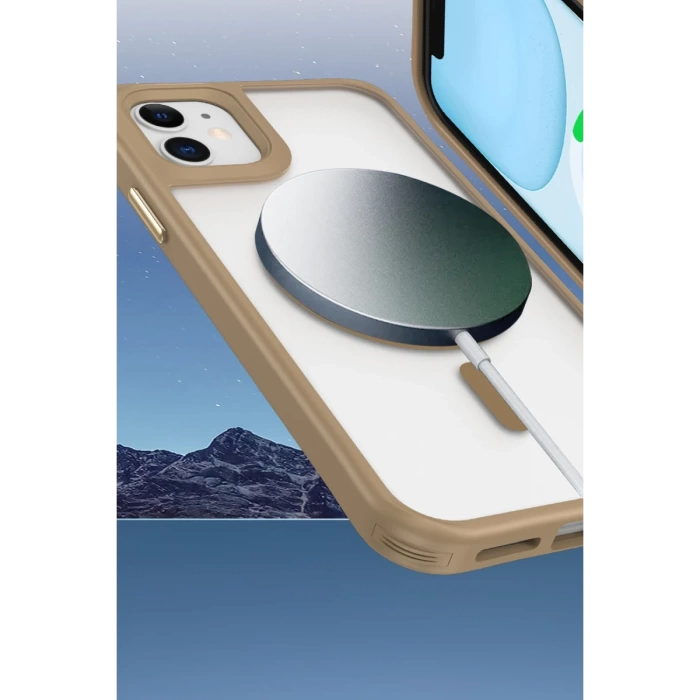Newface iPhone 12 Kılıf Enka Magsafe Silikon Kılıf
