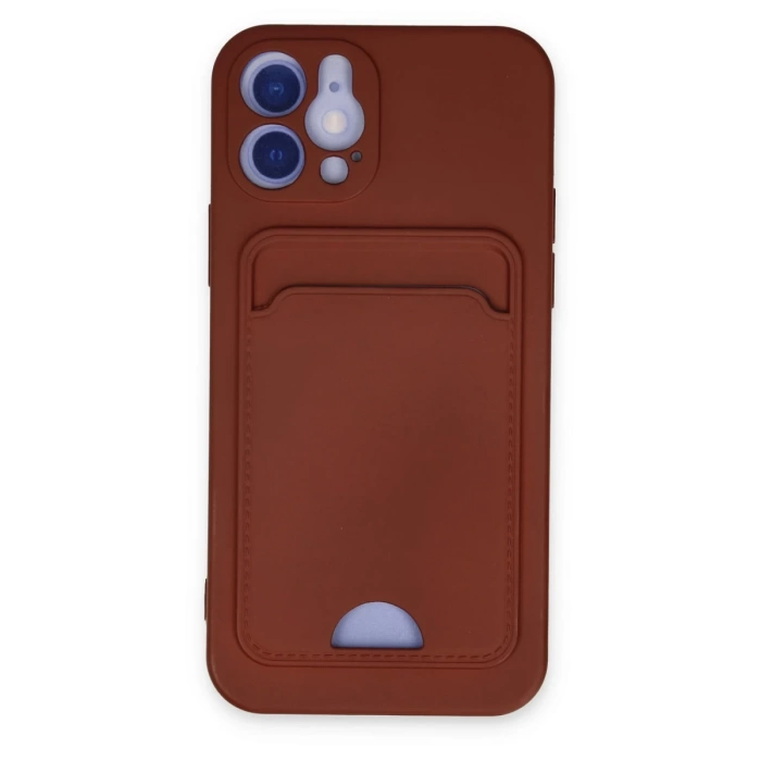 Newface iPhone 12 Kılıf Kelvin Kartvizitli Silikon