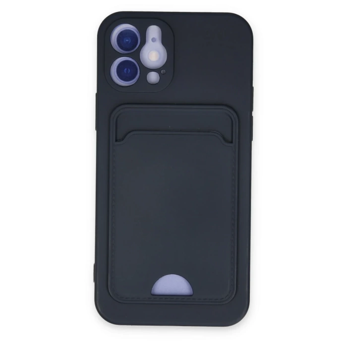Newface iPhone 12 Kılıf Kelvin Kartvizitli Silikon