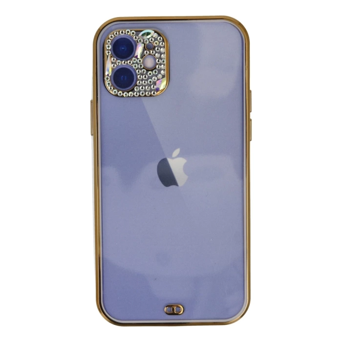 Newface iPhone 12 Kılıf Liva Taşlı Silikon