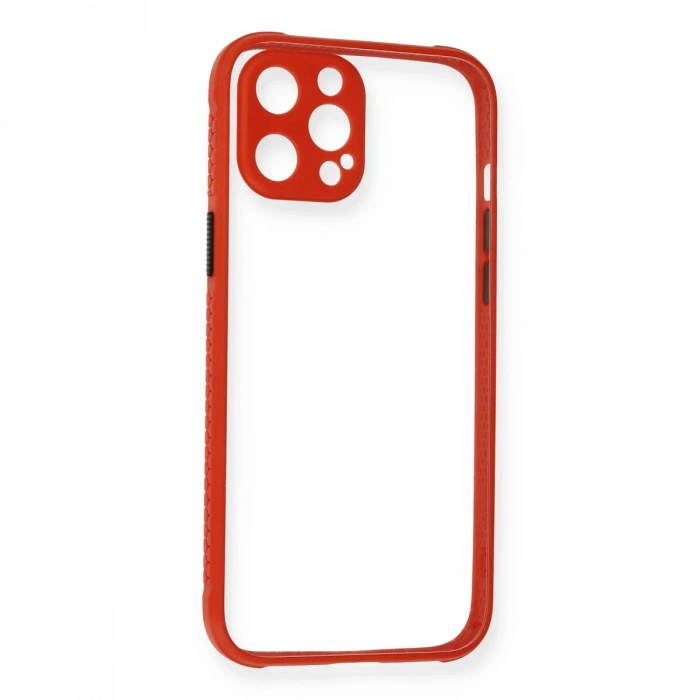 Newface iPhone 12 Kılıf Miami Şeffaf Silikon