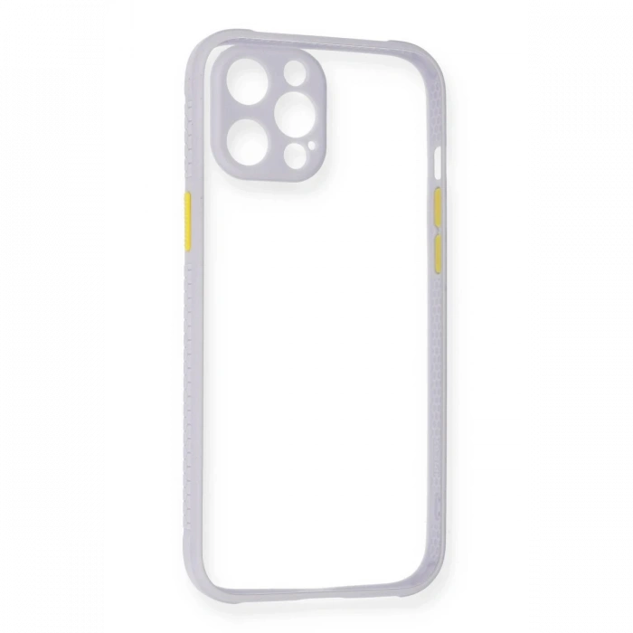 Newface iPhone 12 Kılıf Miami Şeffaf Silikon