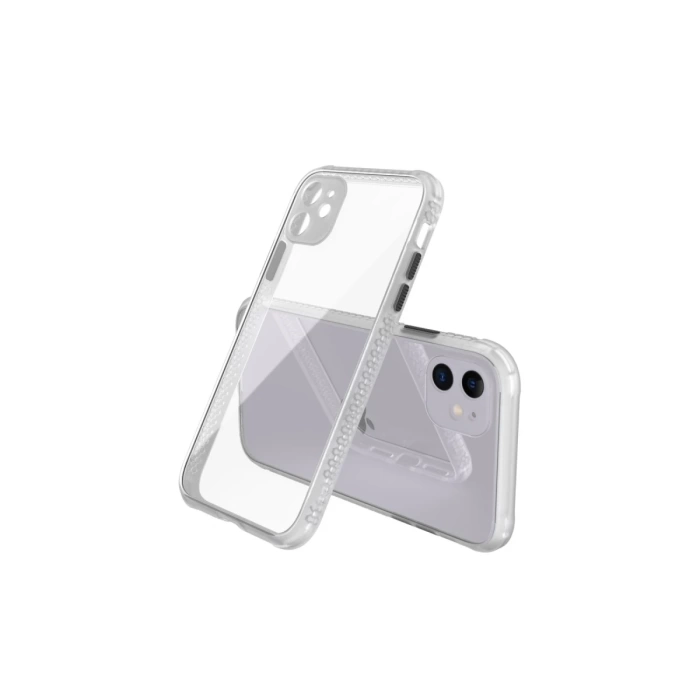 Newface iPhone 12 Kılıf Miami Şeffaf Silikon