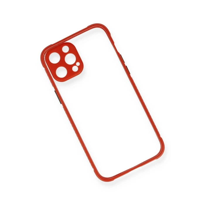 Newface iPhone 12 Kılıf Miami Şeffaf Silikon
