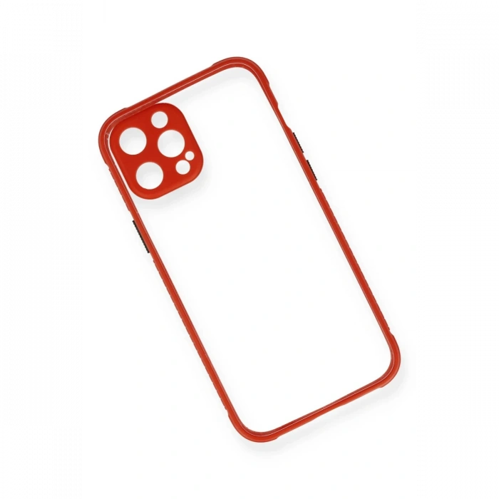 Newface iPhone 12 Kılıf Miami Şeffaf Silikon