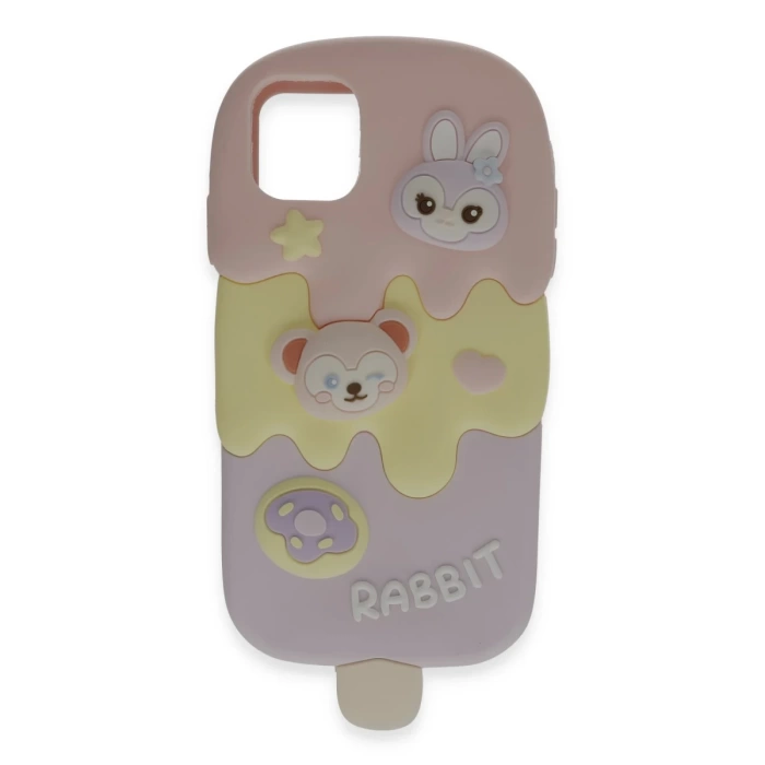 Newface iPhone 12 Kılıf Poky Karakter Silikon Kapak - Desen 11