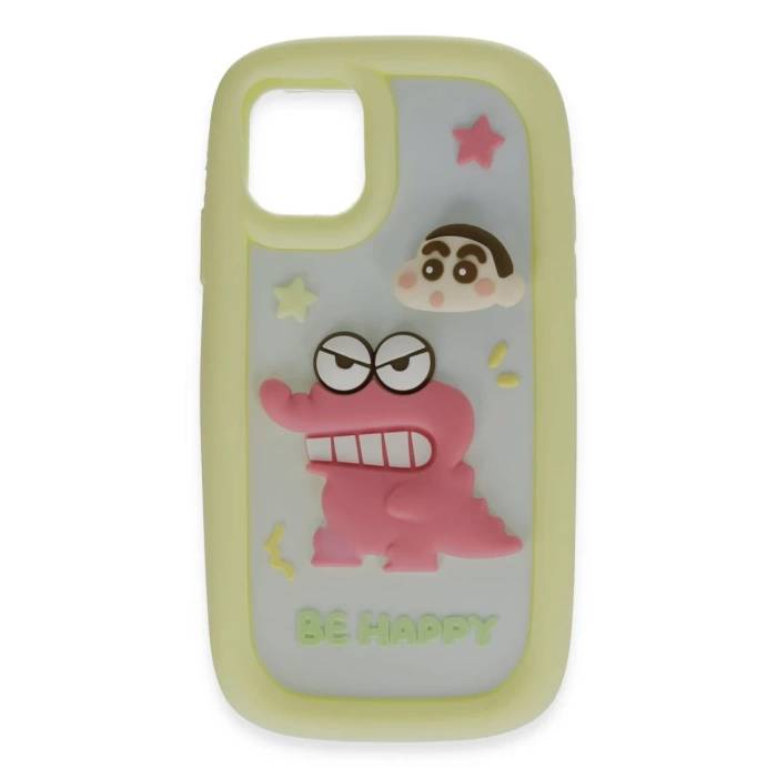 Newface iPhone 12 Kılıf Poky Karakter Silikon Kapak - Desen 4