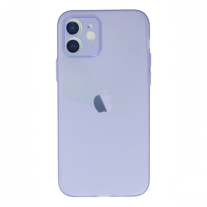 Newface iPhone 12 Kılıf Puma Silikon - Mor