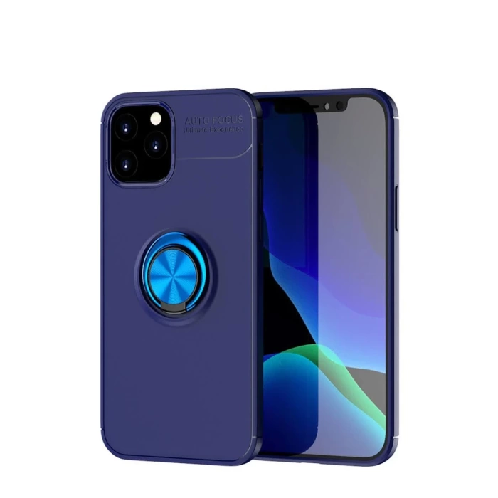 Newface iPhone 12 Kılıf Range Yüzüklü Silikon