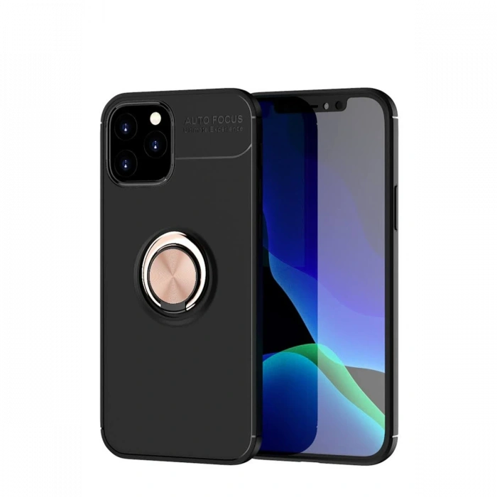 Newface iPhone 12 Kılıf Range Yüzüklü Silikon