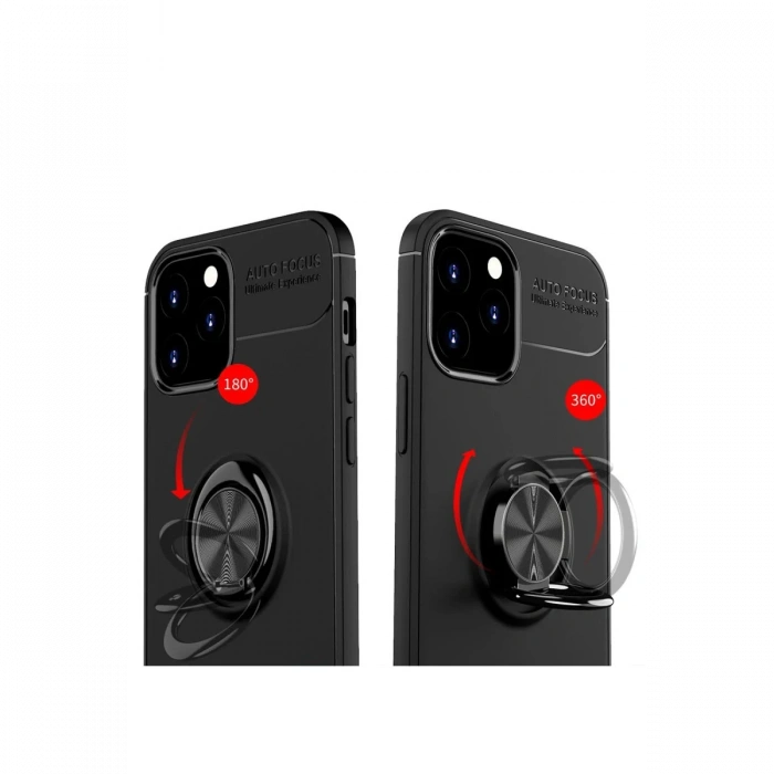 Newface iPhone 12 Kılıf Range Yüzüklü Silikon