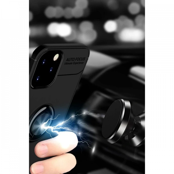 Newface iPhone 12 Kılıf Range Yüzüklü Silikon