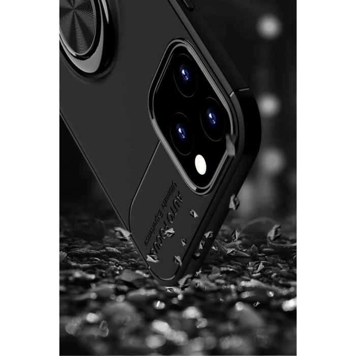 Newface iPhone 12 Kılıf Range Yüzüklü Silikon