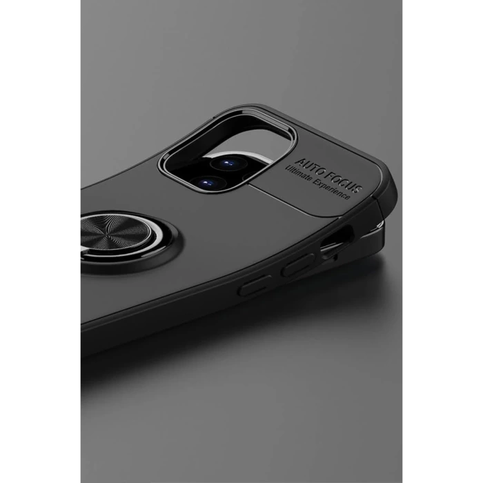 Newface iPhone 12 Kılıf Range Yüzüklü Silikon