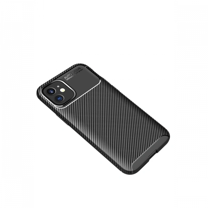 Newface iPhone 12 Mini Kılıf Auto Focus Karbon Kapak