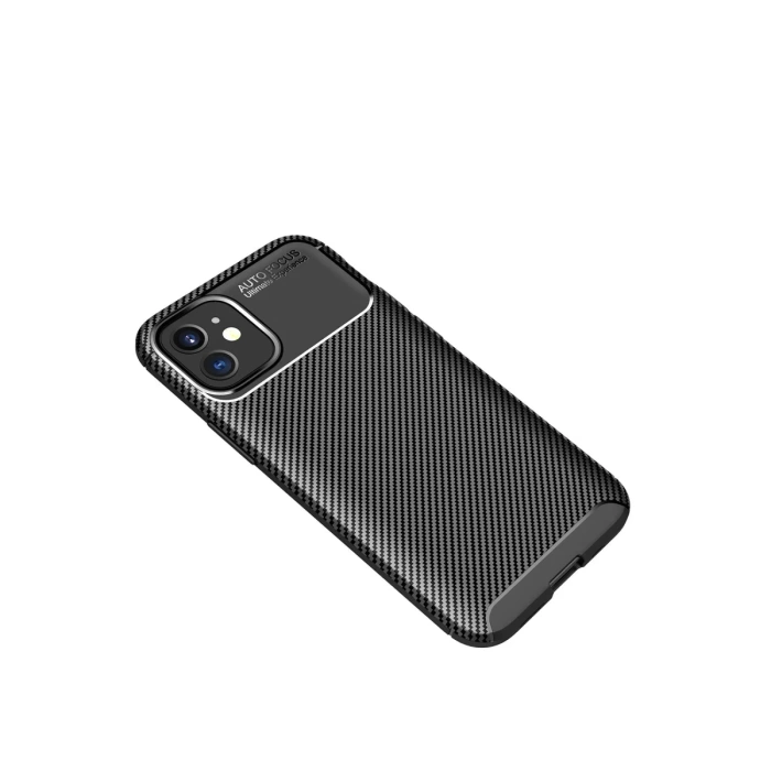 Newface iPhone 12 Mini Kılıf Auto Focus Karbon Kapak