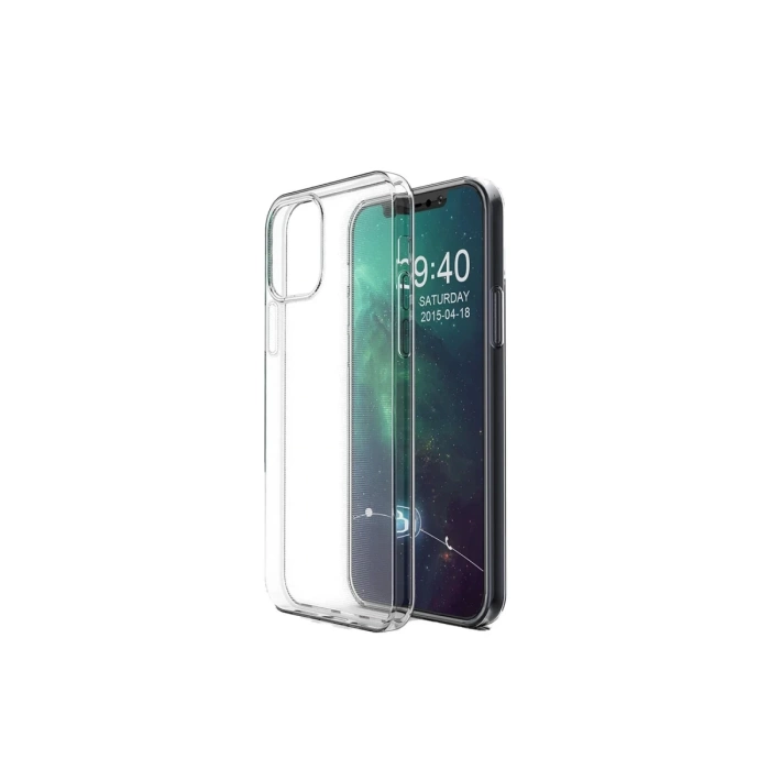 Newface iPhone 12 Mini Kılıf Lüx Şeffaf Silikon