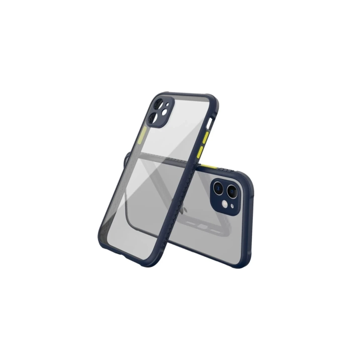 Newface iPhone 12 Mini Kılıf Miami Şeffaf Silikon