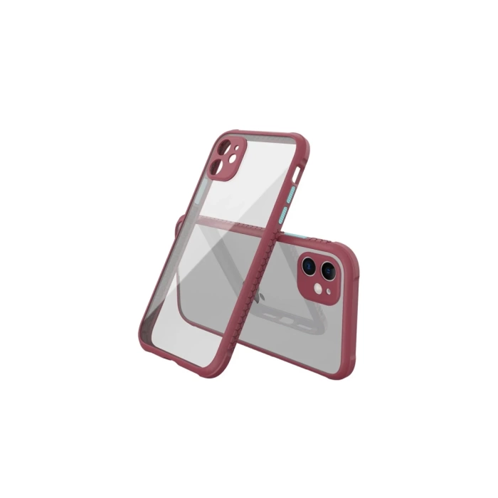 Newface iPhone 12 Mini Kılıf Miami Şeffaf Silikon