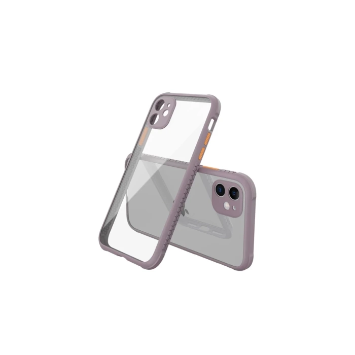 Newface iPhone 12 Mini Kılıf Miami Şeffaf Silikon