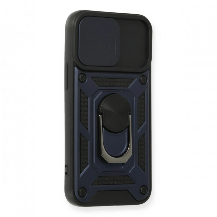 Newface iPhone 12 Mini Kılıf Pars Lens Yüzüklü Silikon