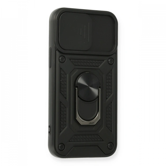 Newface iPhone 12 Mini Kılıf Pars Lens Yüzüklü Silikon