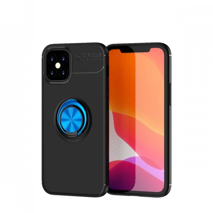 Newface iPhone 12 Mini Kılıf Range Yüzüklü Silikon