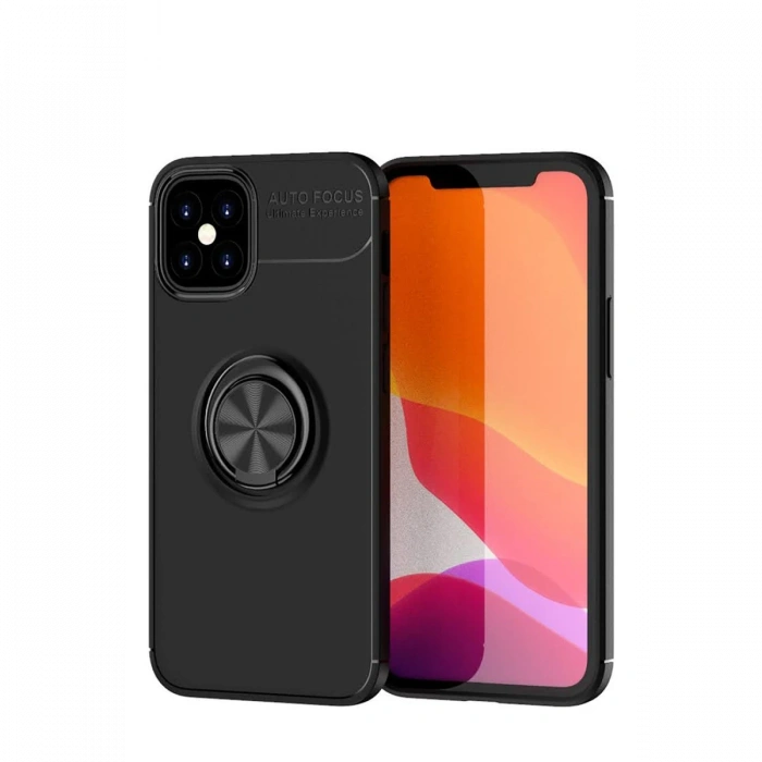 Newface iPhone 12 Mini Kılıf Range Yüzüklü Silikon