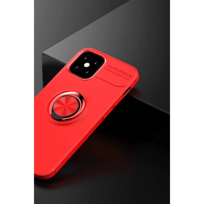 Newface iPhone 12 Mini Kılıf Range Yüzüklü Silikon