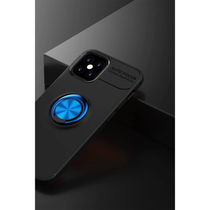 Newface iPhone 12 Mini Kılıf Range Yüzüklü Silikon