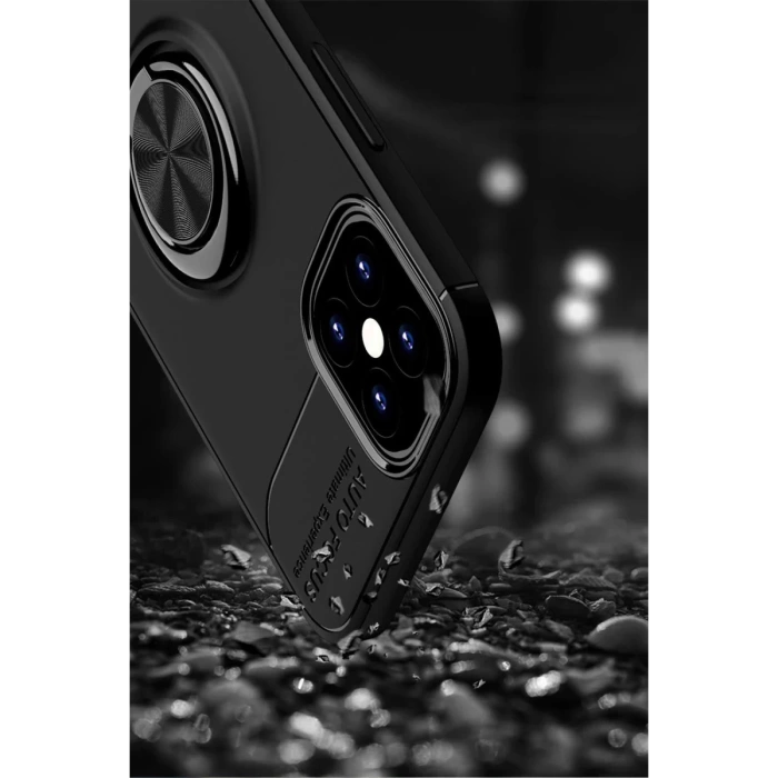 Newface iPhone 12 Mini Kılıf Range Yüzüklü Silikon