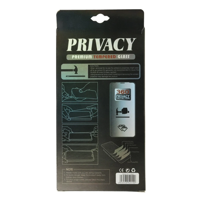 Newface iPhone 12 Pro 34D Hayalet Izgaralı Cam
