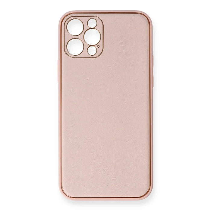 Newface iPhone 12 Pro Kılıf Coco Deri Silikon Kapak