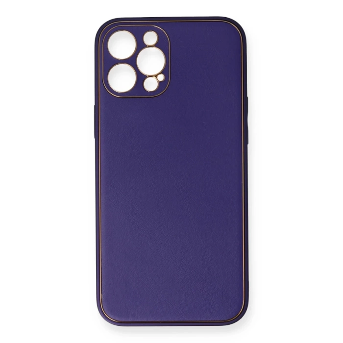 Newface iPhone 12 Pro Kılıf Coco Deri Silikon Kapak