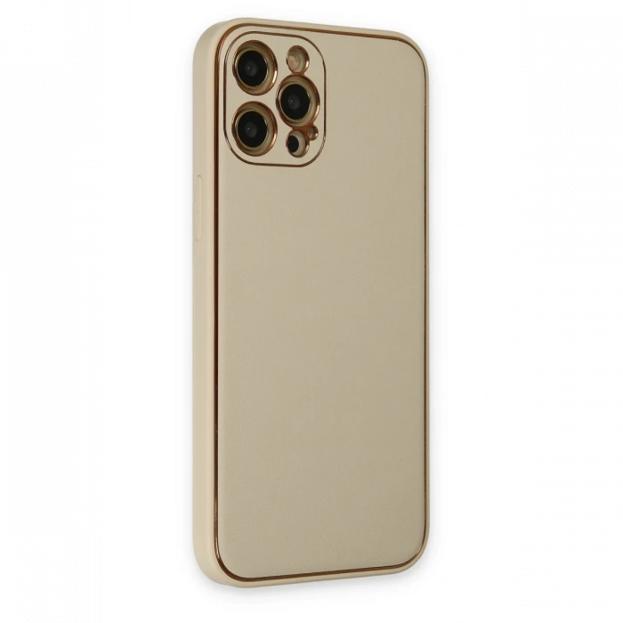 Newface iPhone 12 Pro Kılıf Coco Deri Silikon Kapak