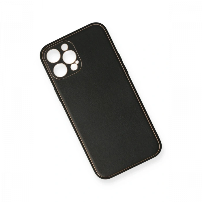 Newface iPhone 12 Pro Kılıf Coco Deri Silikon Kapak