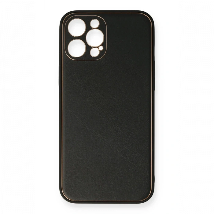 Newface iPhone 12 Pro Kılıf Coco Deri Silikon Kapak