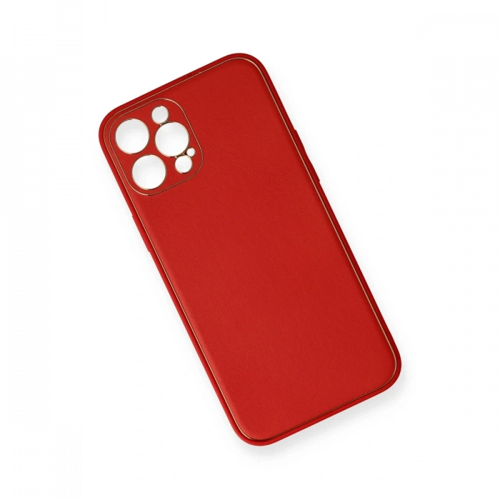 Newface iPhone 12 Pro Kılıf Coco Deri Silikon Kapak