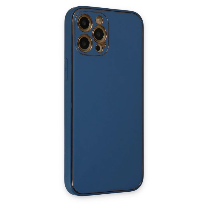 Newface iPhone 12 Pro Kılıf Coco Deri Silikon Kapak
