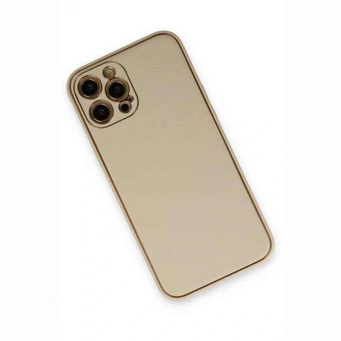 Newface iPhone 12 Pro Kılıf Coco Deri Silikon Kapak