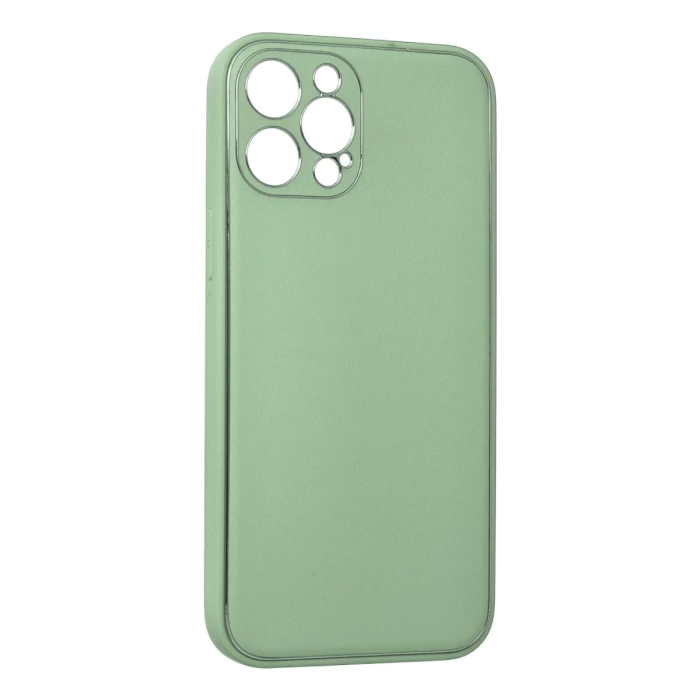 Newface iPhone 12 Pro Kılıf Coco Deri Silikon Kapak